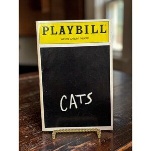 Cats Playbill Winter Garden Theatre February 1990 Broadway Musical Memorabilia